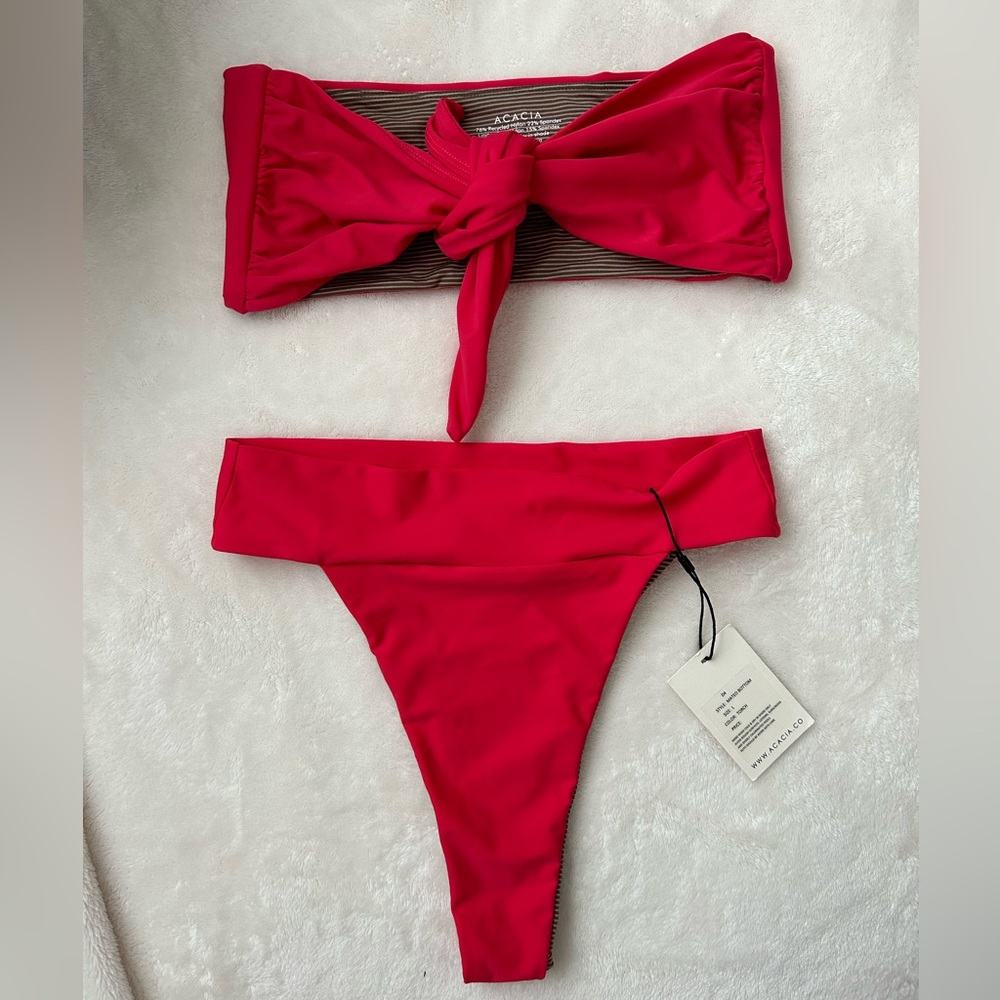 Red acacia set